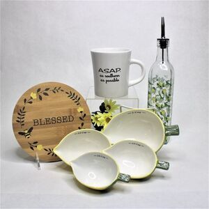 Kitchen Set Gifts Cheerful Lemons Summer Warm Useful